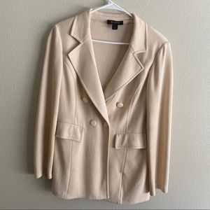 St. John Sweater Cream Size 8